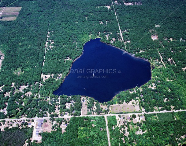 Lower Scott Lake in Allegan County, Michigan